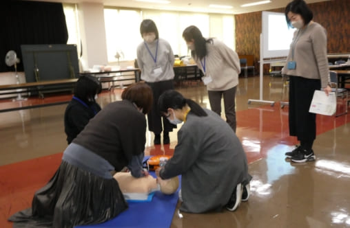 支援者研修の様子